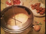 E depois do chocolate…fondue de queijo Dukan!